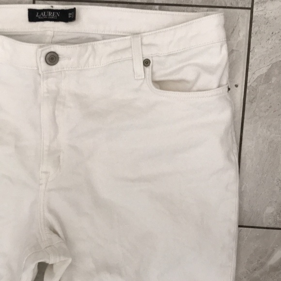 LAUREN Ralph Lauren Women White Ankles Jeans | 16 - Picture 7 of 15